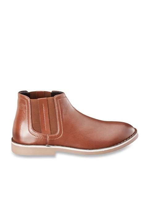 duke men's brown chelsea boots