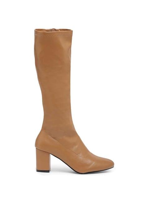 flat n heels women's khaki casual boots