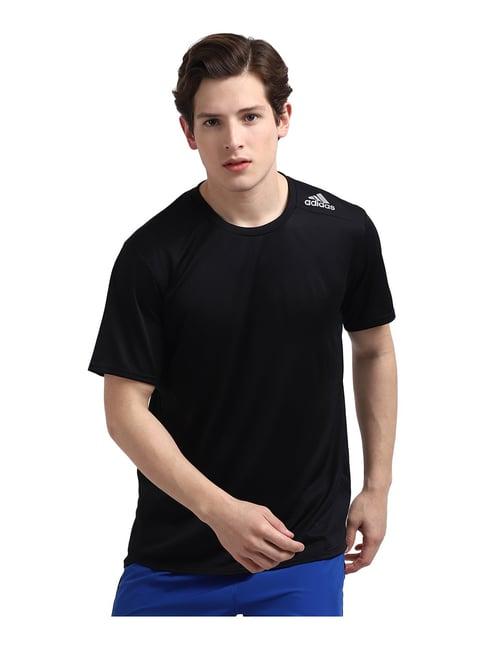 adidas black round neck t-shirt