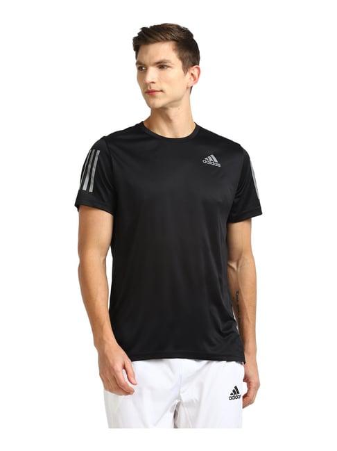 adidas black round neck t-shirt