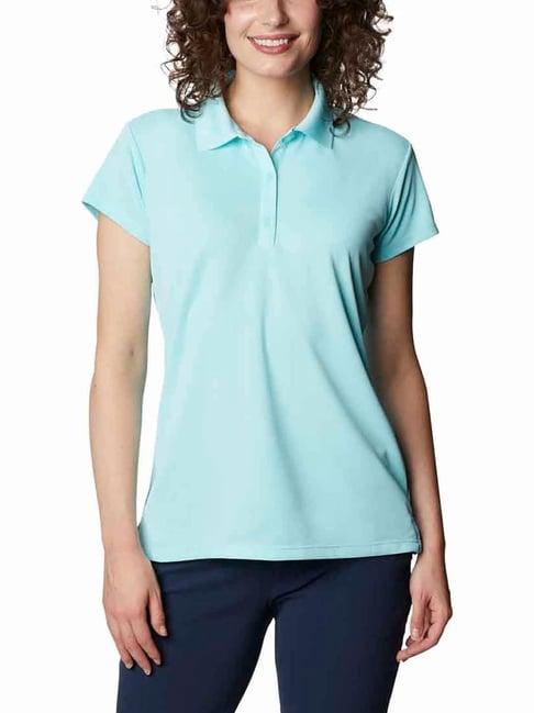 columbia turquoise innisfree polo t-shirt