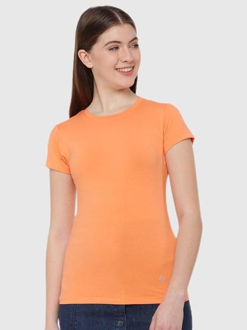 dollar missy peach regular fit t shirt