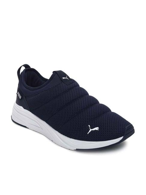 puma men's avionic slipper mesh peacoat navy casual sneakers