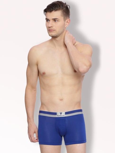 van heusen blue cotton trunk