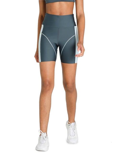 puma grey slim fit shorts