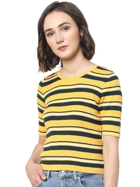 only yellow striped top