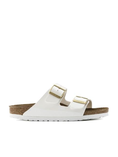 birkenstock men's arizona white narrow width casual sandals