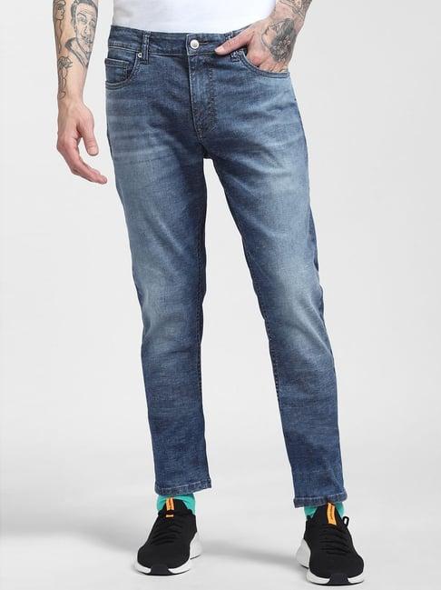 jack & jones dark blue denim skinny fit jeans