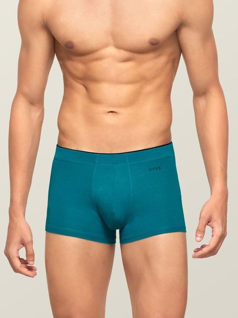 xyxx teal snug fit trunks