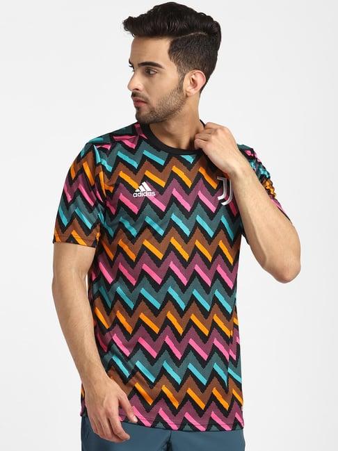 adidas multicolor round neck t-shirt