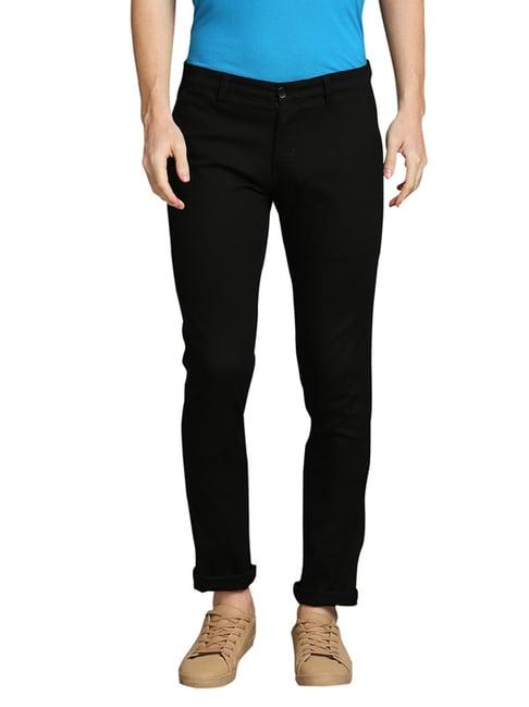 parx black  super slim fit trousers