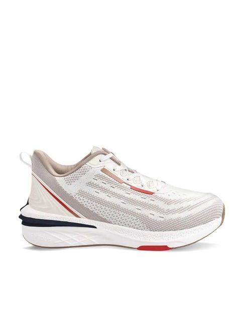 campus men's electro cream running shoes