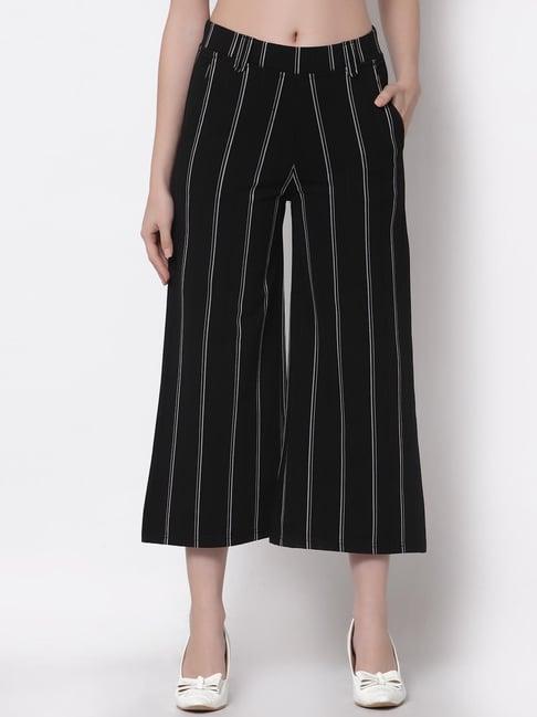 westwood black striped palazzos