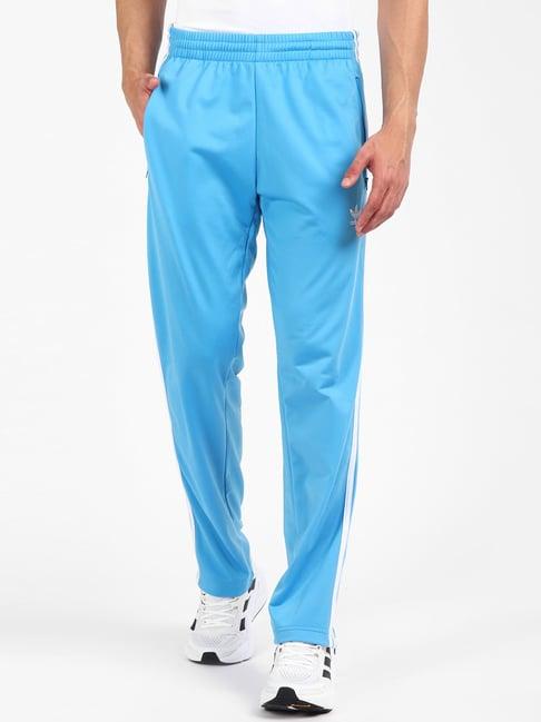 adidas originals sky blue regular fit trackpants