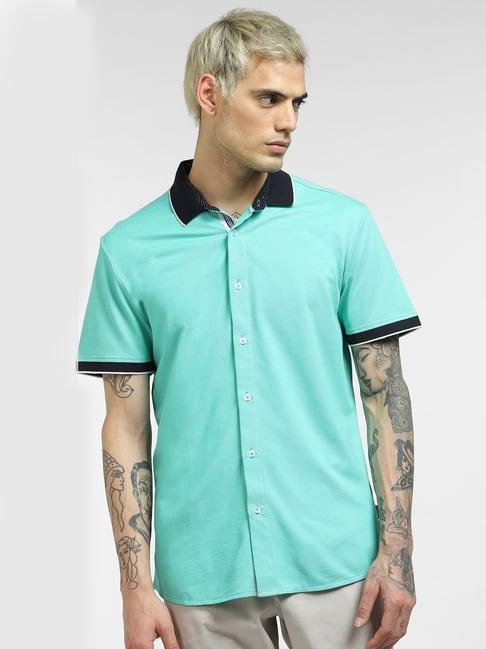 jack & jones light blue slim fit shirt