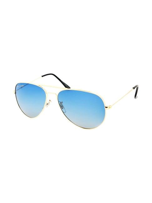 micelo martin blue polarized aviator unisex sunglasses