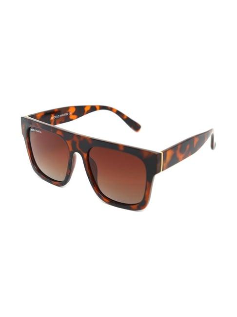 micelo martin brown polarized wayfarer sunglasses for men