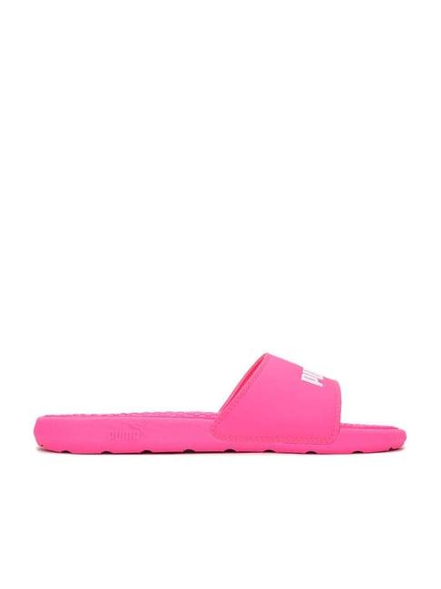 puma women's cool cat knockout pink slides