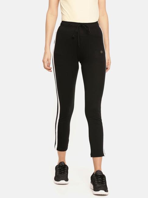 dollar missy black regular fit trackpants