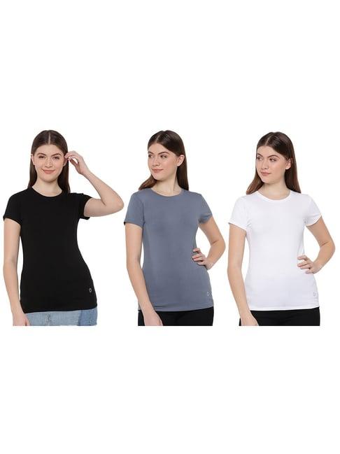 dollar missy multicolor regular fit t-shirt (pack of 3)