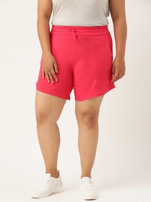 therebelinme pink cotton shorts