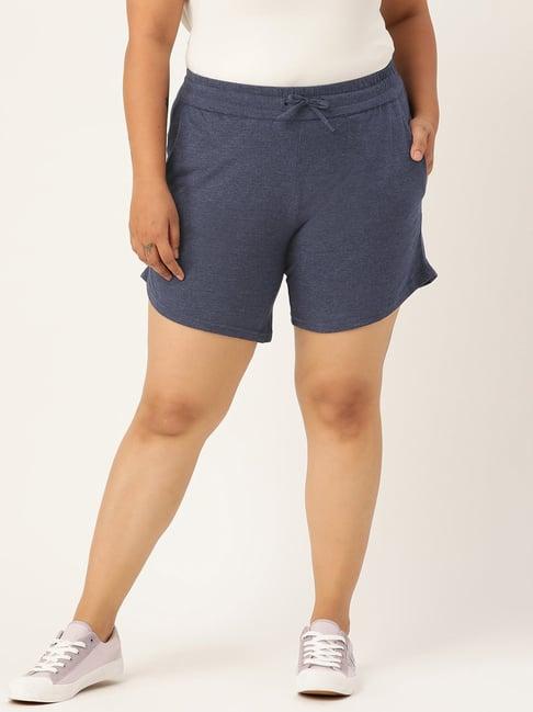 therebelinme blue cotton shorts