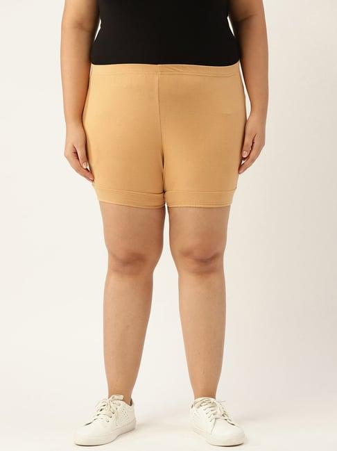 therebelinme beige shorts