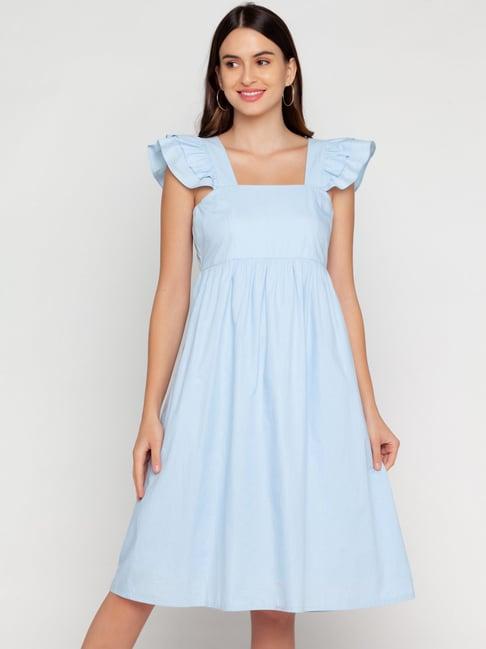 zink london blue a-line dress