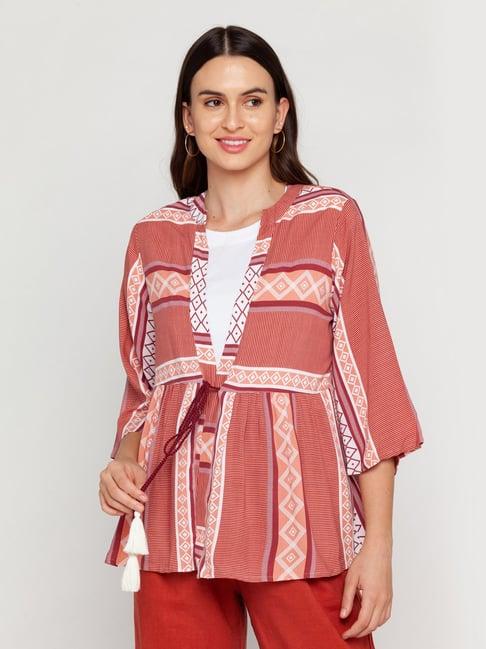 zink london multicolor kimono