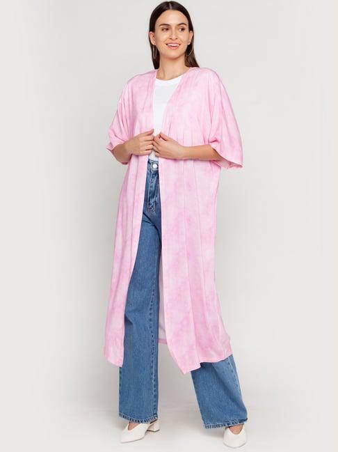 zink london pink long shrug