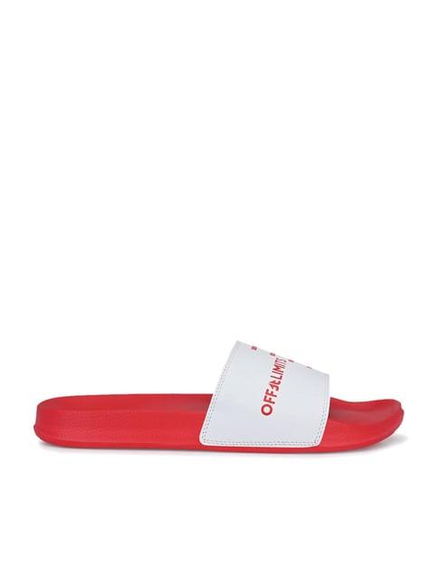 off limits men's kaito white slides