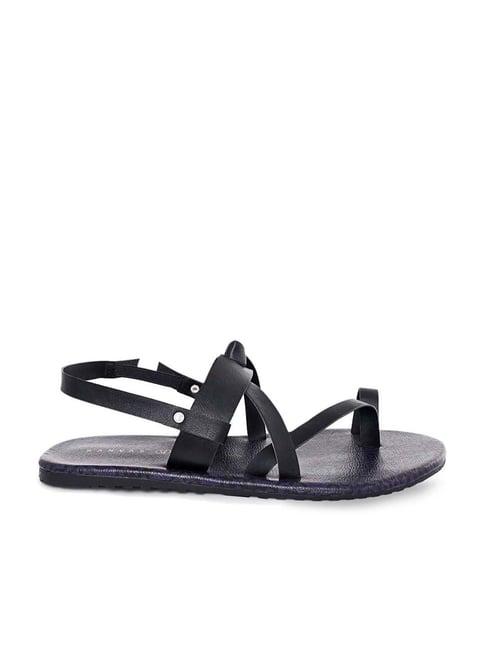 kanvas men's the mystic of the mughals black toe ring sandals