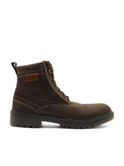 woodland men's brown casual boots