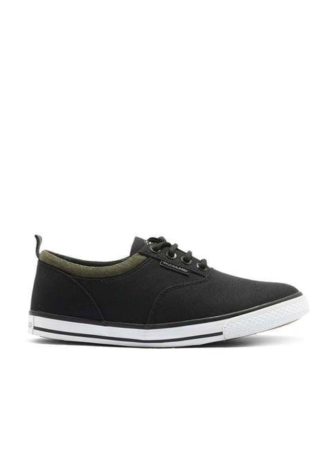 woodland men's pitch black casual sneakers