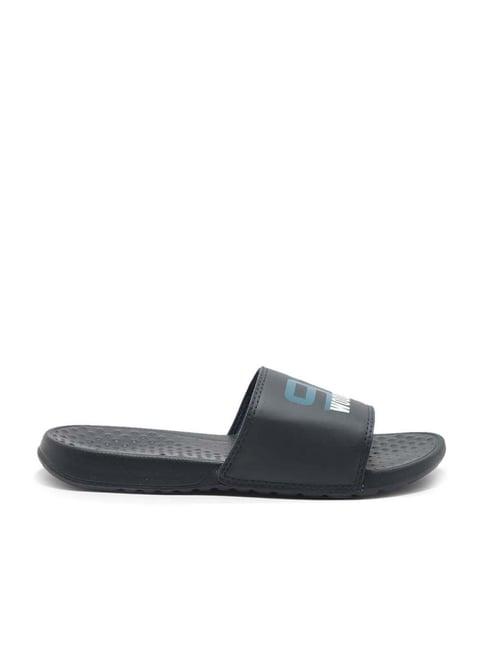 woodland men's peacoat navy casual slides