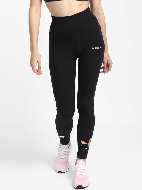 adidas originals black cotton tights