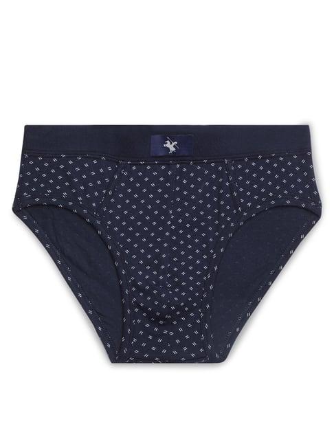 cantabil navy printed briefs