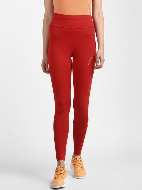 adidas originals red cotton hw tights