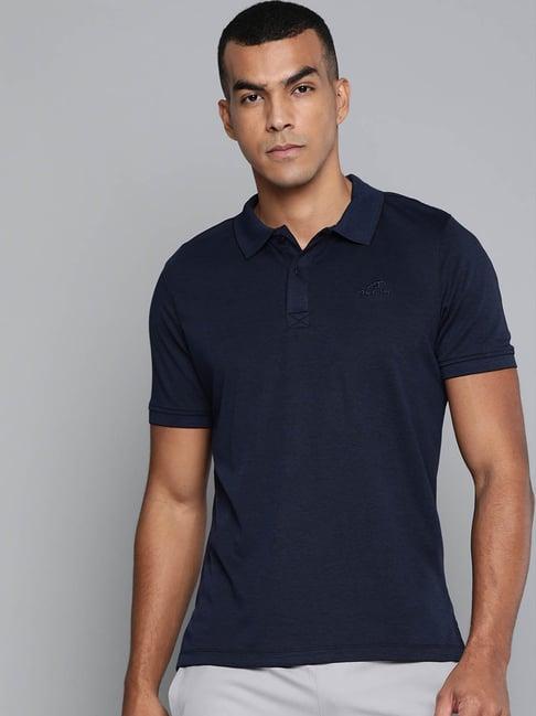 alcis ink blue short sleeves polo t-shirt