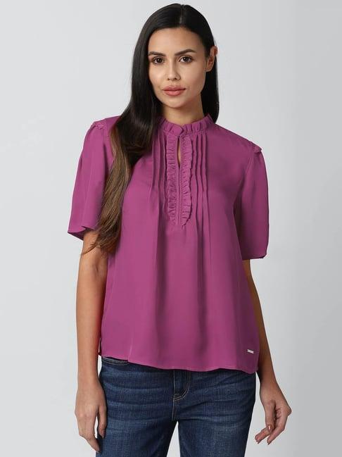 van heusen purple top