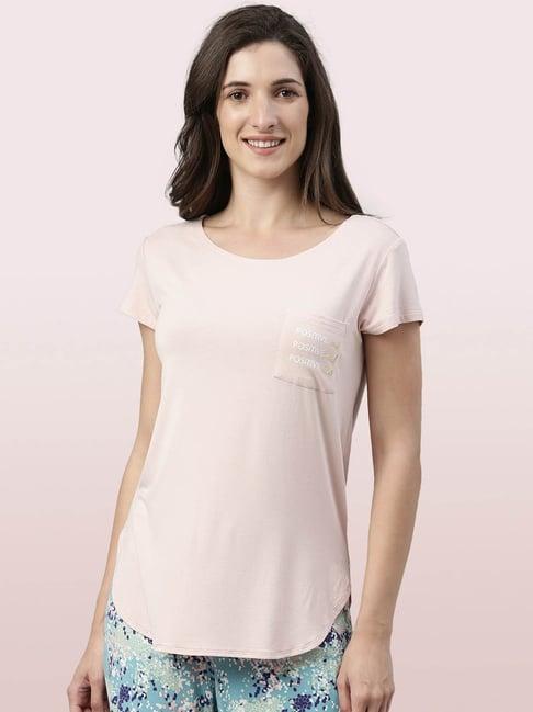 enamor light pink t-shirt