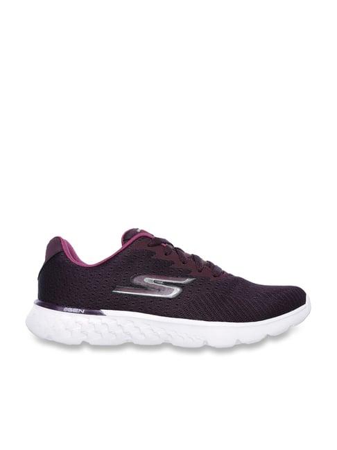 skechers women's go run 400 - sole burgundy  running shoes