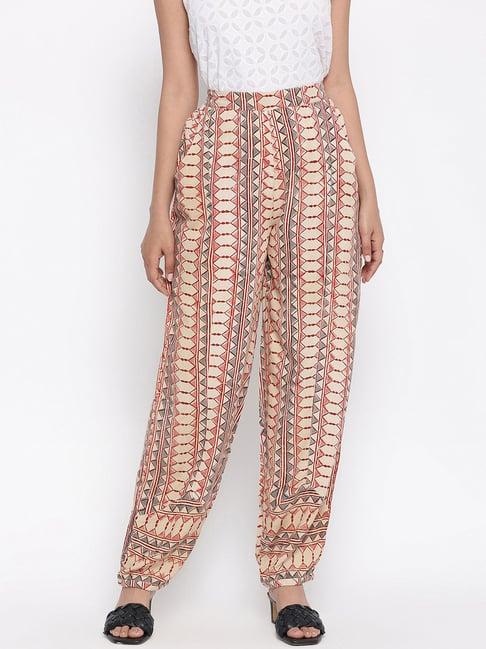 fabindia pink printed pants