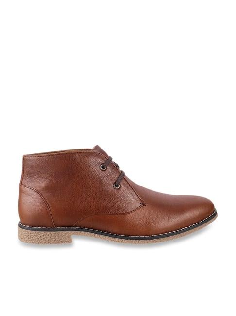 metro men's tan chukka boots