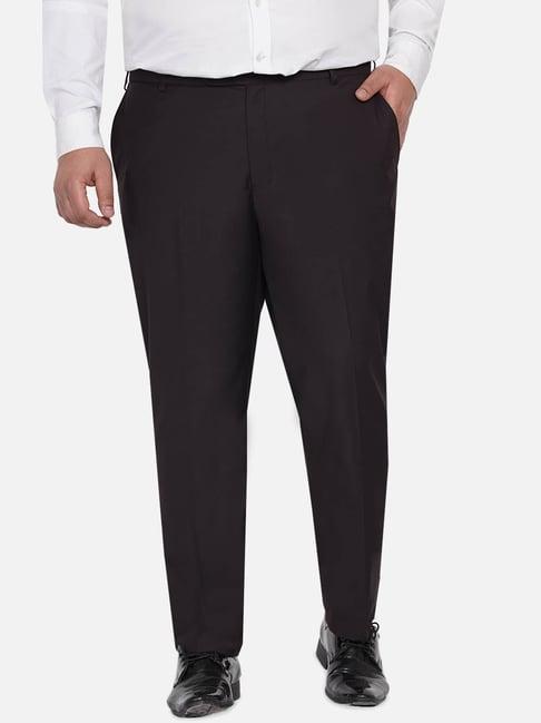 john pride brown plus size trousers