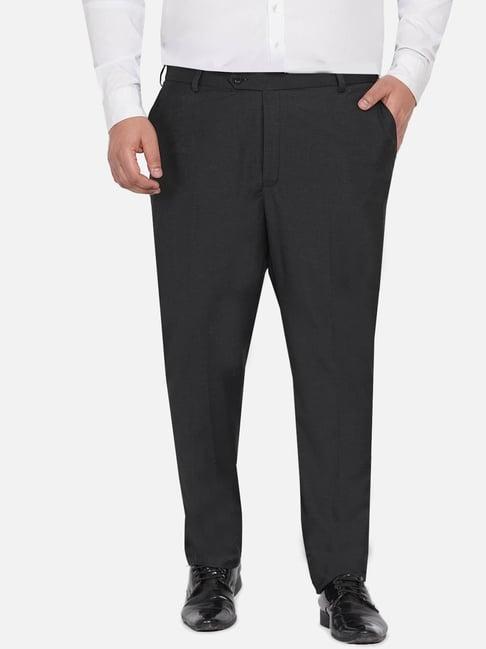 john pride dark grey plus size trousers