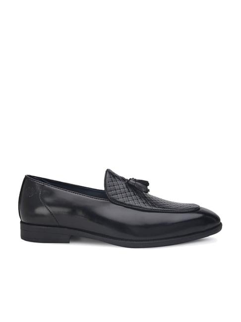 alberto torresi men's black formal moccasins