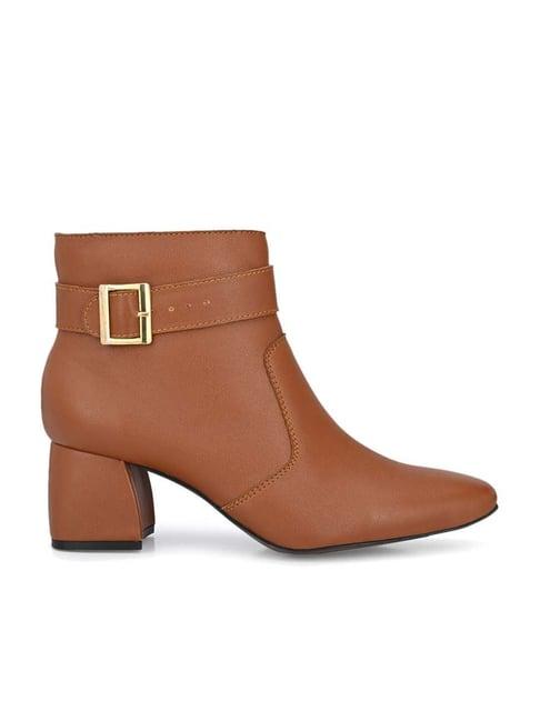 el paso women's tan casual booties