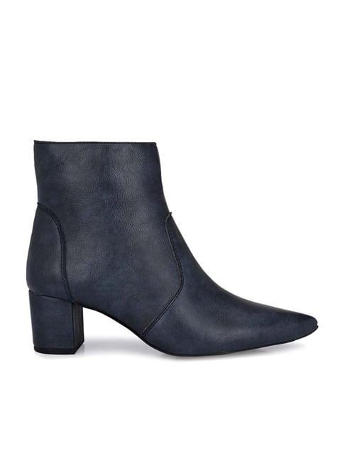 el paso women's blue casual booties