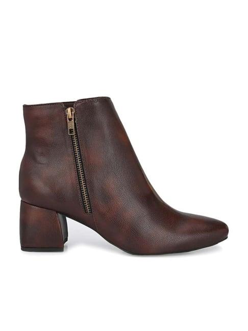 el paso women's brown casual booties